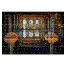 다모아 시험관 직소퍼즐 허스트성, 150피스, 혼합 색상, 1개