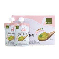 올가홀푸드 그대로갈아만든 퓨레 100ml, 종합과채, 10개입