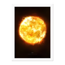 THINK_US 北歐風掛畫 33.太陽, 白色的