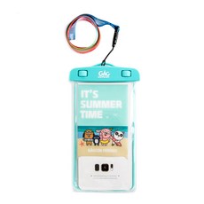 개콘프렌즈 야광 방수팩 6인치 이하 휴대폰 아이폰 호환, 혼합 색상, 1개