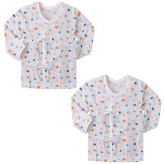 엠케이 신생아용 배냇저고리 2p