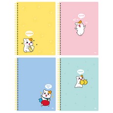 아이비스 에비츄 좌철스프링노트, 랜덤 발송, 4개