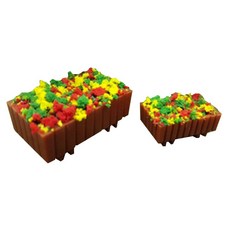Forres 50:1 彩色迷你方形花壇模型 2p, 混色, 1套