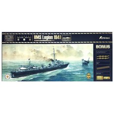 FlyHawk YX005 1/700 HMS Destroyer Legion 1941 프라모델 전함, 1개