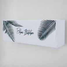 바자르 리썸 벽걸이형 에어컨커버, 그레이