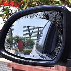 防霧汽車後視鏡罩防水塗層4步擋大2p, 1個