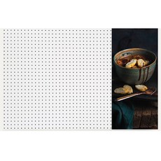 앤비커머스 인테리어 타공판 스프마늘빵 우 WHITE, 1개