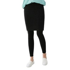 더시럽 여성용 베리 피치기모 5부 치마레깅스