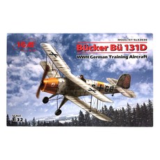ICM塑膠模型 1/32 WW2德國訓練機 Bucker Bu 131D, 1個