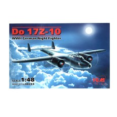 ICM 프라모델 1/48 Do 17Z-10 - WW2 German Night Fighter, 1개