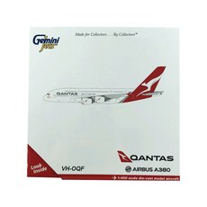 GeminiJets 1:400 Australia Airlines A380 VH-OQF 비행기 다이캐스트, 혼합 색상