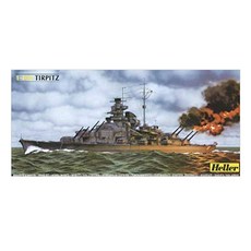 HELLER 1:400 TIRPITZ塑膠模型戰艦 HL81080, 1個