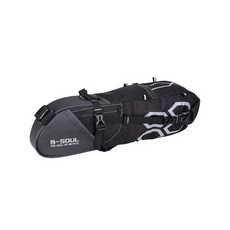 비씨팜스 B-SOUL 12L 방수용 자전거안장가방, 블랙, 1개