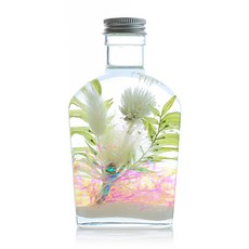 伊洛古威士忌瓶保鮮花, 白綠