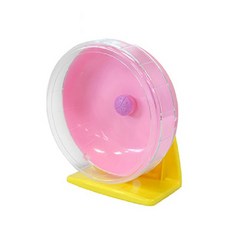 아마존 햄스터 쳇바퀴 15 x 9.5 x 17 cm, 핑크, 1개