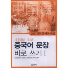 [신아사]중국어 문장 바로쓰기 1, 신아사