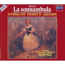 VINCENZO BELLINI - LA SONNAMBULA/ JOAN SUTHERLAND LUCIANO PAVAROTTI RICHARD BONYNGE TERRY EDWARDS 벨리니: 몽유병여인 EU수입반, 2CD