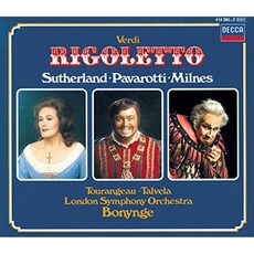 GIUSEPPE VERDI - RIGOLETTO/ SUTHERLAND/ PAVAROTTI/ BONYNGE EU수입반, 2CD