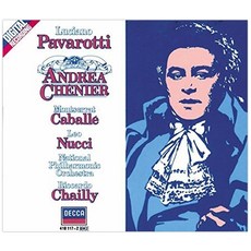 UMBERTO GIORDANO - ANDREA CHENIER/ LUCIANO PAVAROTTI RICCARDO CHAILLY EU수입반, 2CD