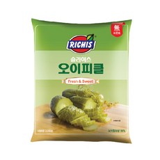 리치스 슬라이스 오이피클 파우치, 3kg, 1봉