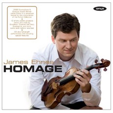 JAMES EHNES - HOMAGE / EDUARD LAUREL CD + DVD 제임스 에네스 : 오마쥬 영국수입반