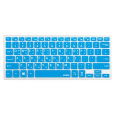 파인피아 삼성 노트북용 문자인쇄 칼라 키스킨 SS30번 삼성 NT530XBY / NT530XBY-AD1A / NT530XBY-AD2A, 블루, 1개