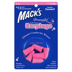 MACK'S 泡棉耳塞 Dreamgirl, 1盒, 6入