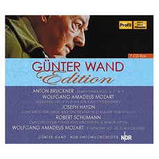 GUNTER WAND - GUNTER WAND EDITION : BRUCKNER MOZART HAYDN SCHUMANN 귄터 반트 에디션 : NDR 심포니 오케스트라 지휘 실황 오스트리아수입반, 7CD