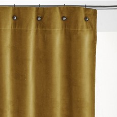 라흐두뜨 벨벳 커튼 아일렛탑 F709548, mustard
