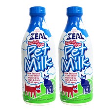 ZEAL 질 뉴질랜드산 펫밀크 강아지우유 1000ml, 우유맛, 2개