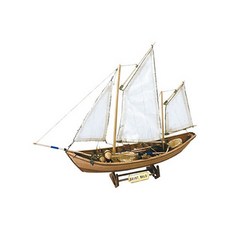 Artesania Latina 仿製1:20法國多麗絲聖馬洛木模型塑料模型帆船ATS190106, 1個