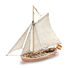 레프리카 1:25 Wooden Model Ship Kit San Juan Nepomucenos Boat 나무제작모형 프라모델 범선 ATS180107, 1개