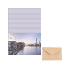 삼육오데이 디자인편지세트 편지지 20p + 봉투 10p, 어둑한도시, 1세트