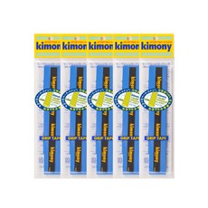 키모니 배드민턴 하이 소프트 배드민턴 스파이럴 그립 KGT105 5p, 블루