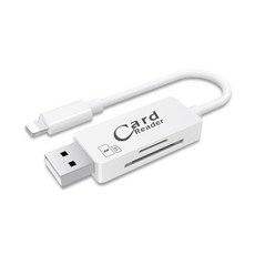 테크맨 리얼라인 OTG USB 2.0 젠더, 화이트, 1개