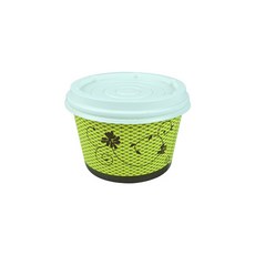 대경 다용도 종이용기컵 850ml + 반투명뚜껑, 50세트