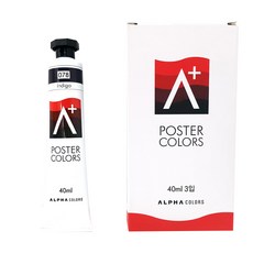 ALPHA COLORS 海報色 A+ 078 靛藍, 40毫升, 1 種顏色
