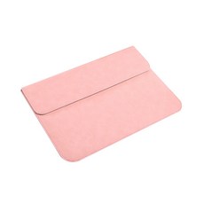 우수스 스윗컬러 스웨이드 맥북 프로 파우치 + 마우스 파우치, 핑크