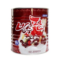 소교 빙수팥 통조림, 3kg, 1개