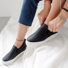 홀리버니 여성용 7cm 키높이 슬립온 HB85170
