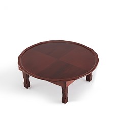 Namwon Mokgi 圓形馬賽克餃子雕像 600 x 600 x 250 毫米, 櫻桃+棕色