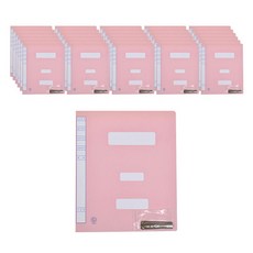 에코청운 종이 대용량 정부화일 A4, 핑크, 50개