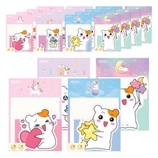 아이비스 에비츄 편지지 EB11156, 랜덤 발송, 20세트