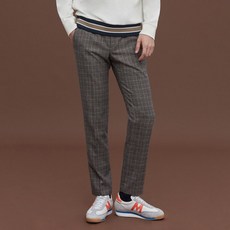 마인드브릿지 남성용 TR4WAY 스판글렌 체크크롭 테이퍼드 팬츠 MSPT6115