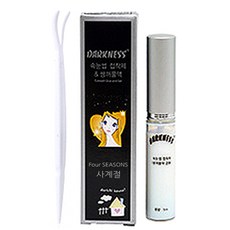 다크니스 포시즌 속눈썹 접착제 + 쌍꺼풀액, 흰색, 1세트