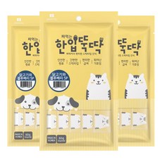 한입뚝딱 짜먹는 반려동물 간식 5p, 닭고기 + 블루베리 혼합맛, 3개