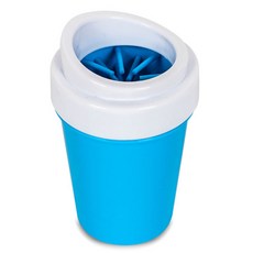 DING DONG PET 寵物矽膠洗腳器 S號, 藍色, 1入