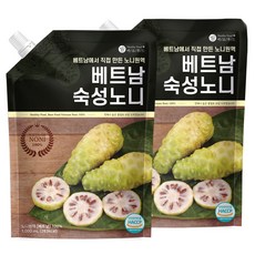 바로푸드 베트남 숙성노니 원액, 1L, 2개