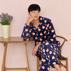 씨엘스토리 글램폭스 커플 수면잠옷 세트