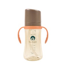 릴팡 티어제로 슈퍼소프트 양손 PPSU 빨대컵 300ml, 1개, 샤인브라운